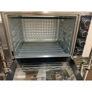 二手 [9成新］晶工牌 45L雙溫控不銹鋼旋風烤箱(JK-7450) 大容量烤箱
