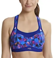 PANACHE 5021R RACERBACK UNDERWIRED SPORTS BRA IN NEON RAVE SIZE 30F