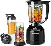 NutriBullet Smart Touch Blender Combo 1500W, Black, Blender with Sleek Touchscreen, Intelligent Blending Programs, Pulse Function, 1.9L Pitcher & Single Serve 900ml + 700ml Cups (NBF07520)