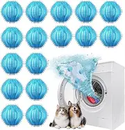 Audasi 16Pcs Pet Hair Remover for Laundry, Reusable Pet Hair Remover for Laundry Washing Lint Catcher Laundry Ball in Washing Machine Pet Hair Catcher for Clothes, Bedding