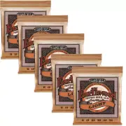 Ernie Ball 2148 Phosphor Bronze LIGHT 11-52 Acoustic Guitar Strings 5 Sets