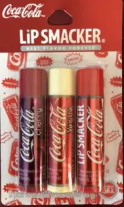 Lip Smacker Chapstick CocaCola CherryVanillaClassic Flavor New Stocking Stuffers