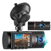 Dual Dash 1080P Cam Front Car Camera Infrared Night Vision Loop Recording G-Sensor 24H Park Park Monitor