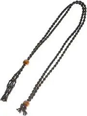 [OSALADI] Hand Woven Decorative Necklace Holder for Natural Stone Agate Unique Rope Pendant for DIY Crafts and