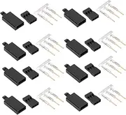 100 Set RC Servo Connector Kit Durable Housing JST Connector Header with Hook for Model Airplanes
