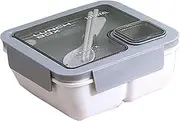 Lunch Box for Kids | Snack Organizer Containers for School,Microwave Safe, Portable Lunch Containers Includes Tableware for School, Camping, Picnic