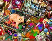 Springbok An Unexpected Mews 1000 Piece Jigsaw Puzzle By Garry Walton