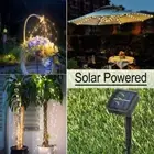 Solar Fairy String Lights Outdoor, Multi Strand 180 LEDs Watering Can Light