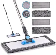 Mopa de Microfibra para Suelos de Madera Dura Mopa Seca para Limpieza de Suelos