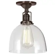 JVI Designs 1202-08-S5 Union Square Flush Mount Oil Rubbed Bronze