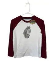 Outdoor Kids Bass Pro Shops/Cabela’s Long Sleeve Horse T-Shirt NWT Size XL