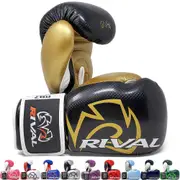 RIVAL Boxing RB7 Fitness Plus Bag Gloves, Ergo Strap System, High-Density Foam Blue/Gray L