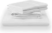 TEMPUR Classic Cotton Sheet Set White - Split King
