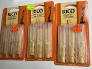 Rico Bass Clarinet Reeds Strength 1.5 3 pack REA0315 ( 3 pack lot ) D’Addario