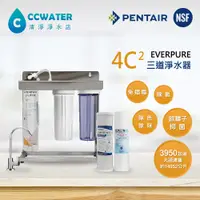 在飛比找蝦皮購物優惠-【清淨淨水店】大過濾量.銀離子抑菌everpure 4C2三