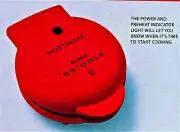 Nostalgia My Mini 5" Non Stick Surface Griddle For Burgers Pancakes Cookies NEW