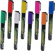 TEHAUX 8pcs Window Paint Markers Neon Chalk Board Marker Pens Erasable Blackboard Pen Writing Supplies