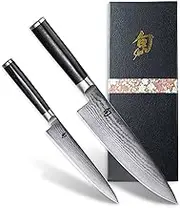 Kai Shun Classic 2 Piece Kitchen Knife Set, Stainless Steel, DMS0220