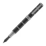 Monteverde Regatta Sport Fountain Pen in Full Carbon - Omniflex Nib- NEW in Box