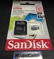 SanDisk 32 GB micro SD Memory Card for GoPro-Fire Tablets 32gb Class 10 Ultra