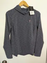NWT WOMEN'S ZERO RESTRICTION JAE HOODIE, SIZE: S, COLOR: STINGRAY (J514)
