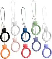 CHICAMPERA 10Pcs Silicone Phone Hanging Strap Lost Cartoon Lanyard for Cellphones Durable and Stylish Mobile Phone Rope present for Friends and Family