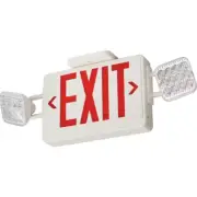 LITHONIA LIGHTING COMPASS ECRG SQ COMBO LED EXIT/EMERGENCY LIGHT 120/277 VAC NEW