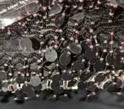 SEQUIN TASSEL FRINGE BLACK PINK 10 YARDS NEW SEQUINS TASSELS SEWING CRAFT DESIGN