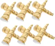 Yardwe Unicorn Hair Accessories Kit 6 Pairs DIY Handmade Unicorn Horns for Birthday Parties Girls Boys and Girls Adults Costumes and Party Decorations