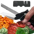 Smart Cutter Veggie Kitchen Scissors - Clever Food Cutter with Blade Sharpener