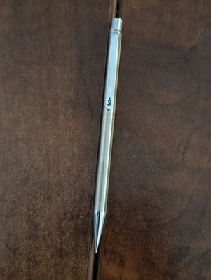VTG 70s 80s Sheaffer Stainless Steel Mechanical Pencil Chrome S Made JAPAN 0.5