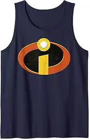 [Disney] Pixar Incredibles Distressed Emblem Tank Top