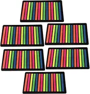 DOITOOL 6 Pack Thin Index Post Highlight Strips Reading Stickers for Boys and Girls Portable Page Markers Colorful Sentence Markers for School Office