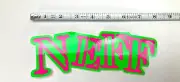 NEFF Skateboard Snowboard Surf Sticker New Old Stock