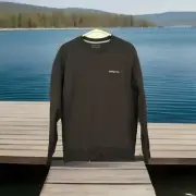 NWT Patagonia Fitz Roy Uprisal Crew Sweatshirt Ink Black Mens S