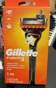 Gillette Fusion 5 Men's Razor 1 Handle + 1 Blade Refills Genuine Shaving NEW