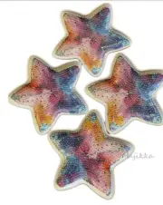 Sigrid Olsen Melamine Starfish Plates 6” Appetizer Tidbit Beach Summer Set of 4
