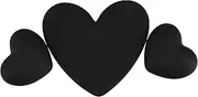 3pcs Box Charging Cable Accessories Cable Protector Heart Charm Data Cable Case Decor Data Lines Case Heart Decal Data Lines Protector Heart Patch Data Cable Case Charm Resin Black