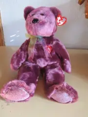 TY Signature Wrong Tag 1999/2000 14" Soft Bear