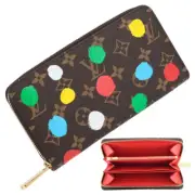 Louis Vuitton Long Wallet Lv Yk Zippy M81864 Monogram Dot H-B512