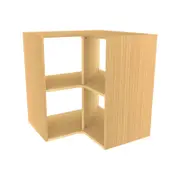 Lugna 720 x 682 x 390mm Sand 2x2 Cube Corner Unit