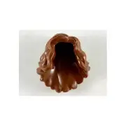 LEGO - Minifig, Hair Female Mid-Length Wavy (Hermione Granger) - Reddish Brown