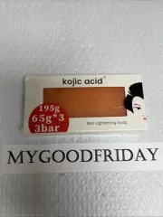 Kojic Soap Skin Lightening 3 Soap Bar Exp: 04/2027