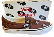 Vans x Wacko Maria OG Classic Slip-On 'Brown Records' VN0A45JK595 SZ 6M/7.5W