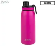 Oasis 780mL Double Wall Insulated Sports Bottle - Fuchsia