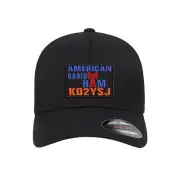 Personalized Ham Radio Call Sign Embroidered Patch Flexfit Hat
