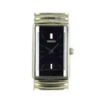 [專業模型] 女錶 [SEIKO 041646] 精工 方型錶[黑色面]女錶/石英/時尚錶