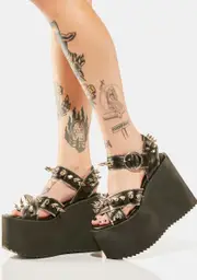 [Current Mood] 666 Feet Apart Spiked Platform Sandals