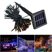 Solar String Lights 36 FT Waterproof RGBY Solar Xmas Lights Outdoor Tree Yard