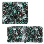 New Kafka Hibino Kaiju Form KAIJU NO. 8 BiFold Wallet Credit Card Billfold